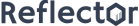 logo Reflector, text culoare inchisa